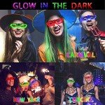 LED Glow Glasses - 25 Packs for Mardi Gras