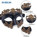 Couples’ Gold Venetian Masquerade Masks Set