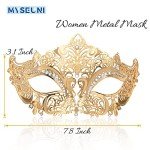 Couples’ Gold Venetian Masquerade Masks Set