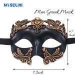 Couples’ Gold Venetian Masquerade Masks Set