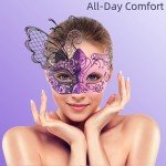 Pink Butterfly Venetian Mask for Mardi Gras Fun