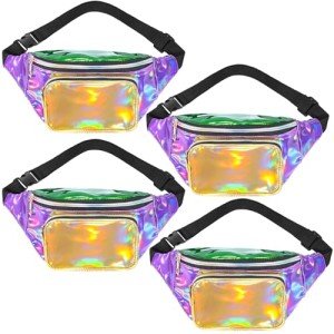Holographic Fanny Packs for Mardi Gras Fun