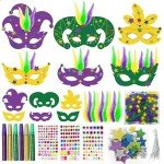 DIY Mardi Gras Mask Kit: Create Your Own!