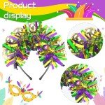 Mardi Gras Disco Ball Headband for Women