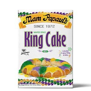 Mam Papaul's King Cake Kit with Praline Filling