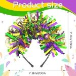 Mardi Gras Disco Ball Headband for Women