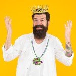 18-Piece Mardi Gras Bead Pendant Necklace Set