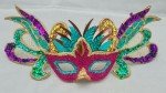 Mardi Gras Large Acrylic Masks Set - Bright Colors