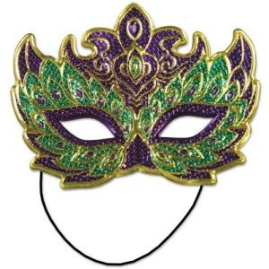 Adult Mardi Gras Costume Mask for Parties
