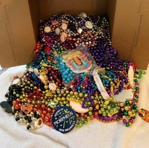 15 lbs of New Orleans Mardi Gras Beads