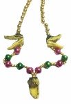 Alligator Heads Mardi Gras Beads Necklaces 3-Pack