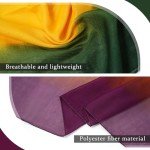 Lightweight Mardi Gras Scarf for Women - Purple, Green, Gold