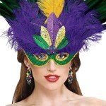 Colorful Rhinestone Mardi Gras Cluster Drop Earrings