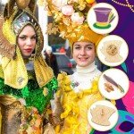 36 PCS Mardi Gras Enamel Brooch Set for Crafts