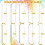 50PCS Metallic Mardi Gras Beads Necklace Party Favors