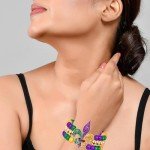 Mardi Gras Stackable Beaded Bracelets for Women