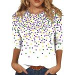 Vermilion Plus Size Mardi Gras Sweatshirt 2024