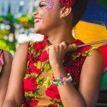 Mardi Gras Stackable Beaded Bracelets for Women