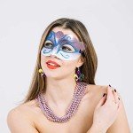 Mardi Gras Sequin Fleur De Lis Earrings