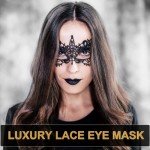 Black Lace Masquerade Mask for Mardi Gras Fun