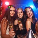 54 LED Flower Crowns for Mardi Gras Fun