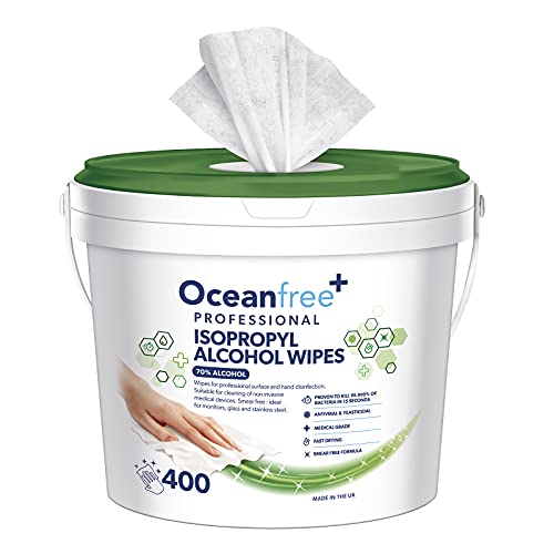 Pro IPA Wipes 70% - 400 ct. Tub UK-made