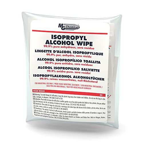 50 Isopropyl Alcohol Wipes - 99.9%