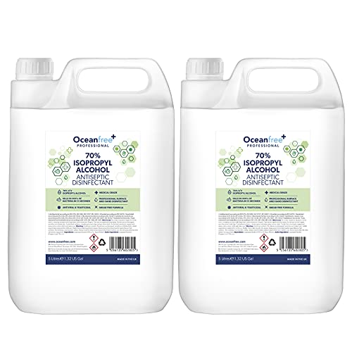 2-Pack 5L Isopropyl Alcohol Disinfectant