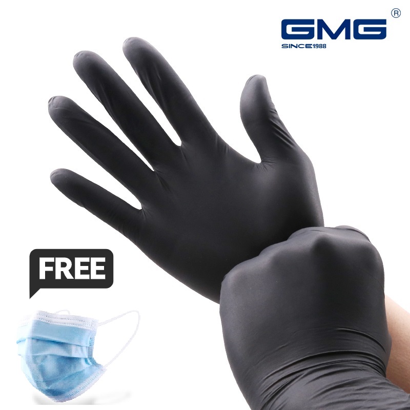 Waterproof 4mil Nitrile Gloves - 100pcs