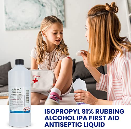 2L Isopropyl Rubbing Alcohol 91% Antiseptic Liquid