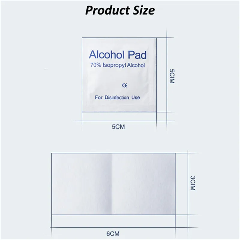 Isopropyl Alcohol Wipe Pads - 1000 Pcs