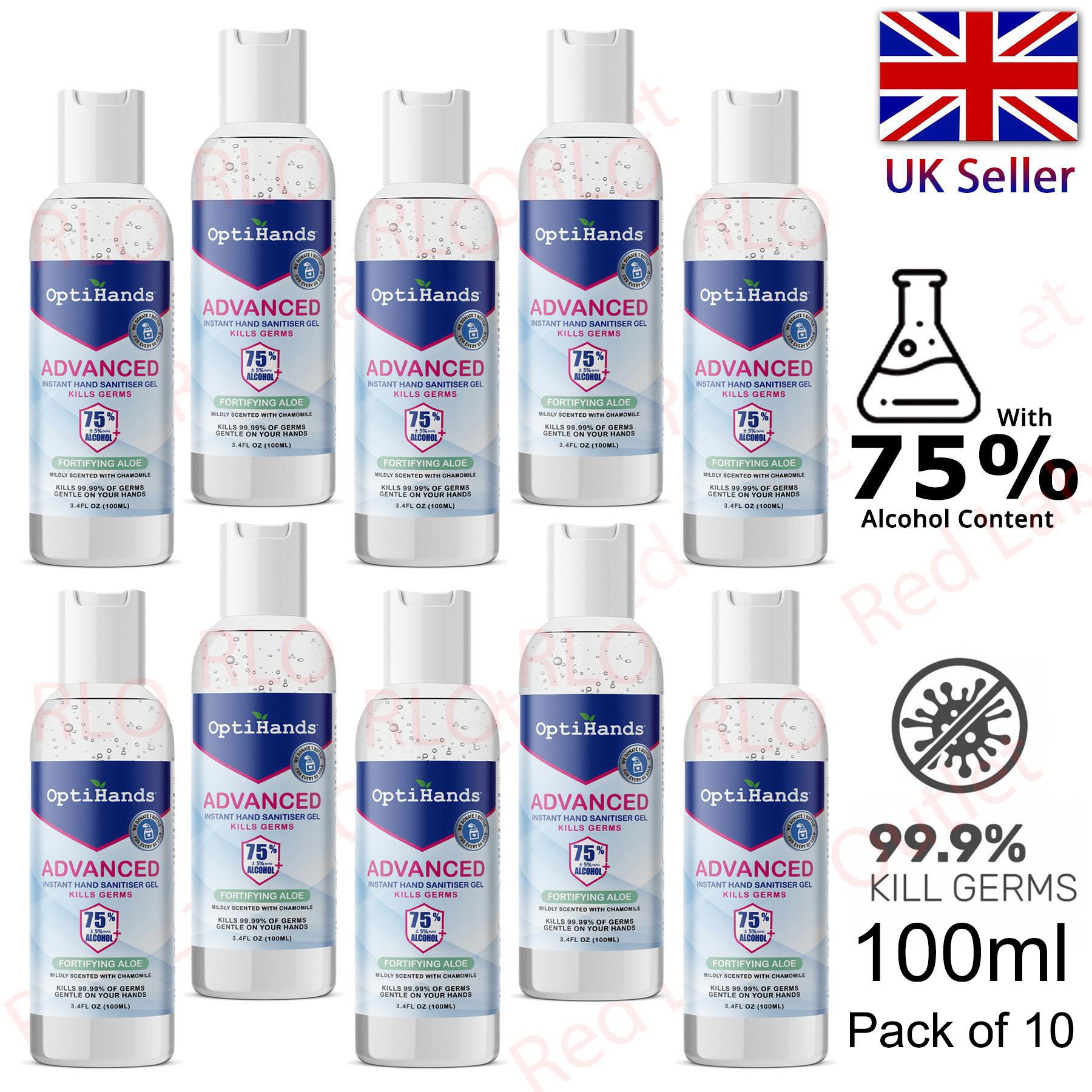 75% Alcohol Hand Sanitiser Gel with Anti-Viral Properties