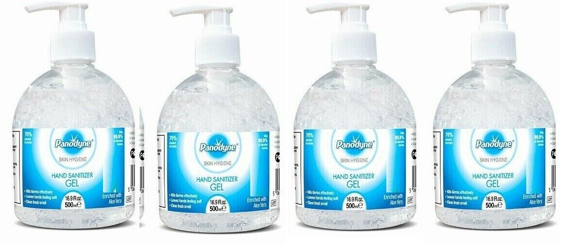 4 Pack 500ml Aloe Vera Hand Sanitizer