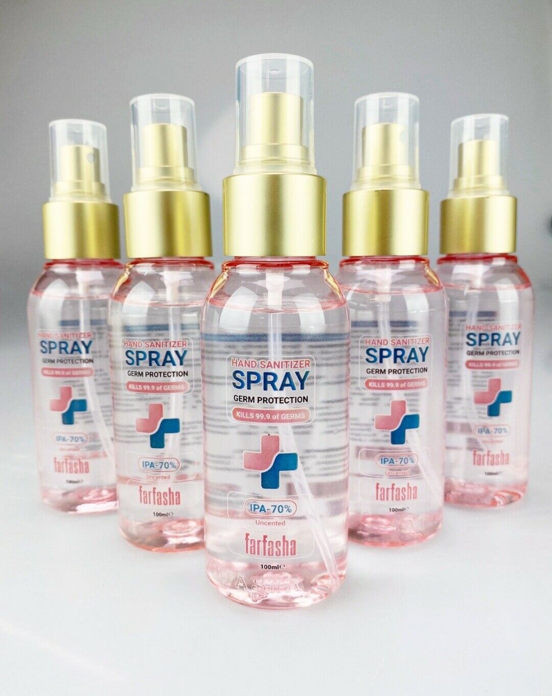100ml 70% Alcohol Hand Sanitiser Spray (18x)