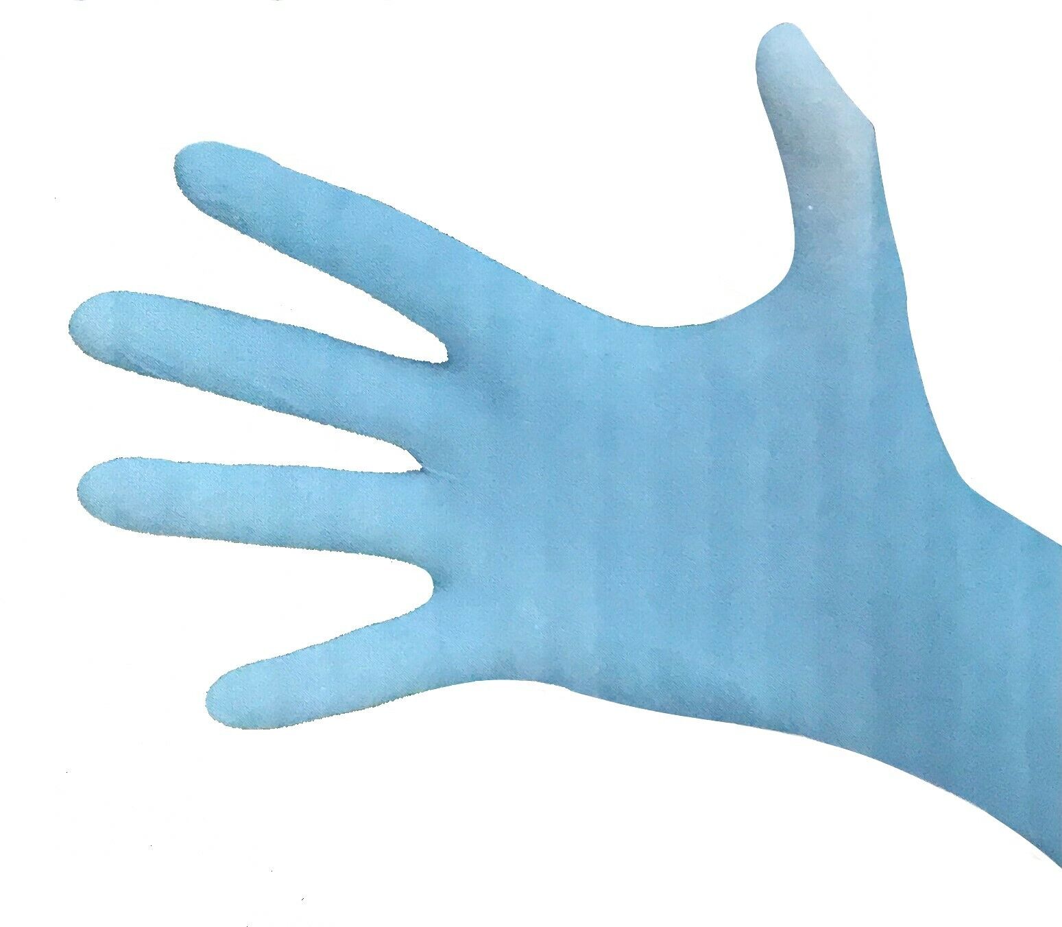 Blue Nitrile Exam Gloves - Medium Size