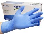Blue Nitrile Exam Gloves - 100/Box