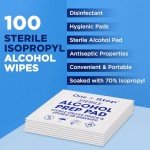 Individually Wrapped 70% Isopropyl Alcohol Wipes