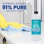 1L Isopropyl 91% Antiseptic Rubbing Alcohol