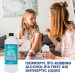 2L Isopropyl Rubbing Alcohol 91% Antiseptic Liquid