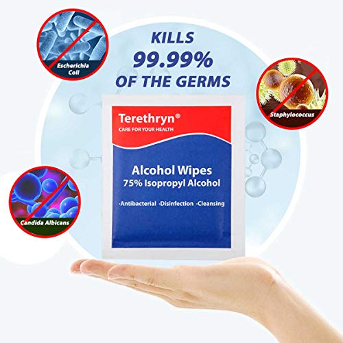 Isopropyl alcohol wipes - 100 packs