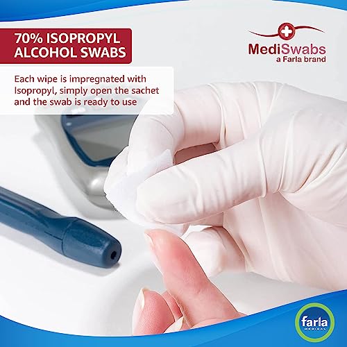 70% Isopropyl Alcohol Wipes, Individually Wrapped (x100)