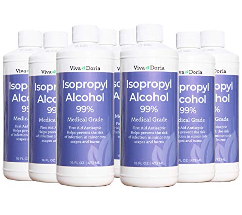 8 Pack Viva Doria 99% Isopropyl Alcohol