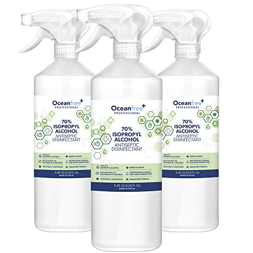 Isopropyl Alcohol Sanitizer - 1L - Pack of 3