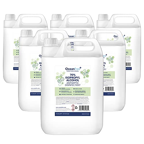 6-Pack 5L Isopropyl Alcohol Disinfectant