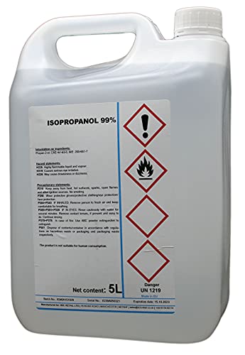 99.9% Isopropyl Alcohol - 5L Bottle