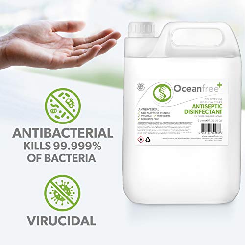 6-Pack 5L Isopropyl Alcohol Disinfectant
