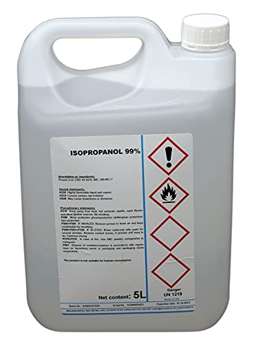99.9% Isopropyl Alcohol - 5L Bottle