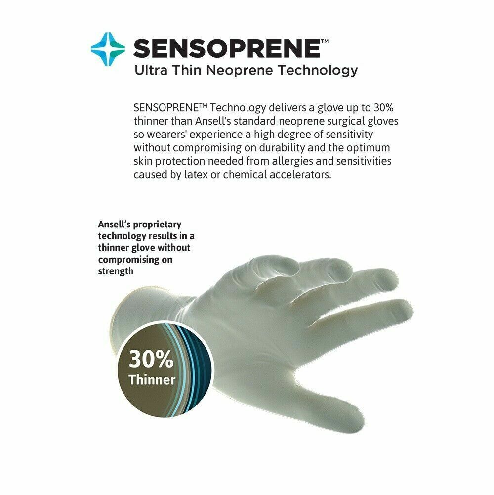 Neoprene Surgical Glove - Size 6.5