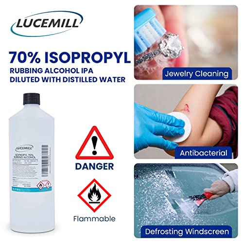 1L Isopropyl 70% Antiseptic Rubbing Alcohol