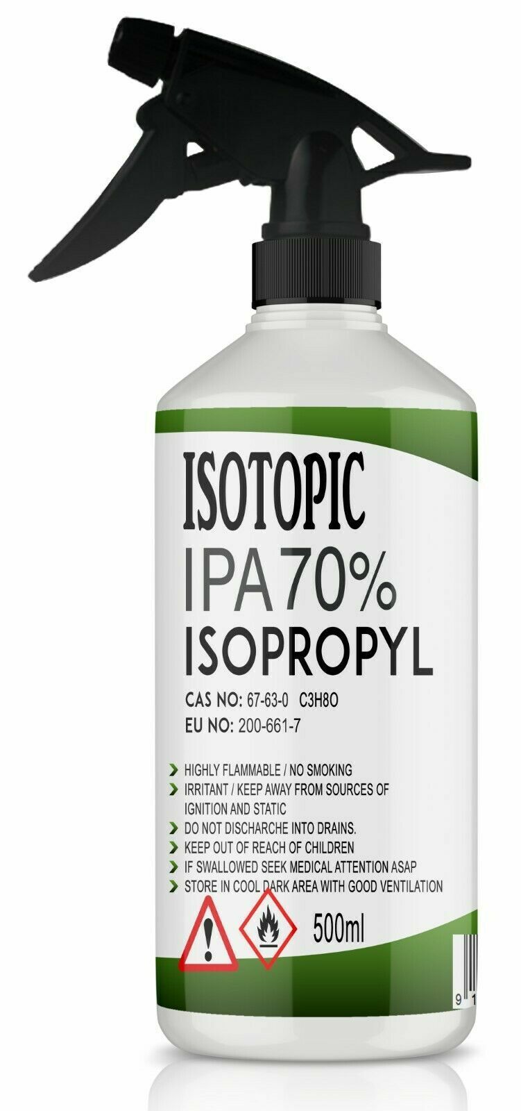 Isopropyl Rubbing Alcohol Spray - 500ml